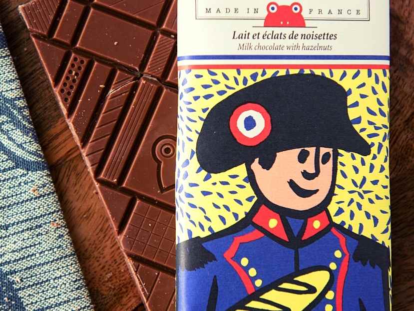 French chocolate with a picture of Napoleon as the cover art