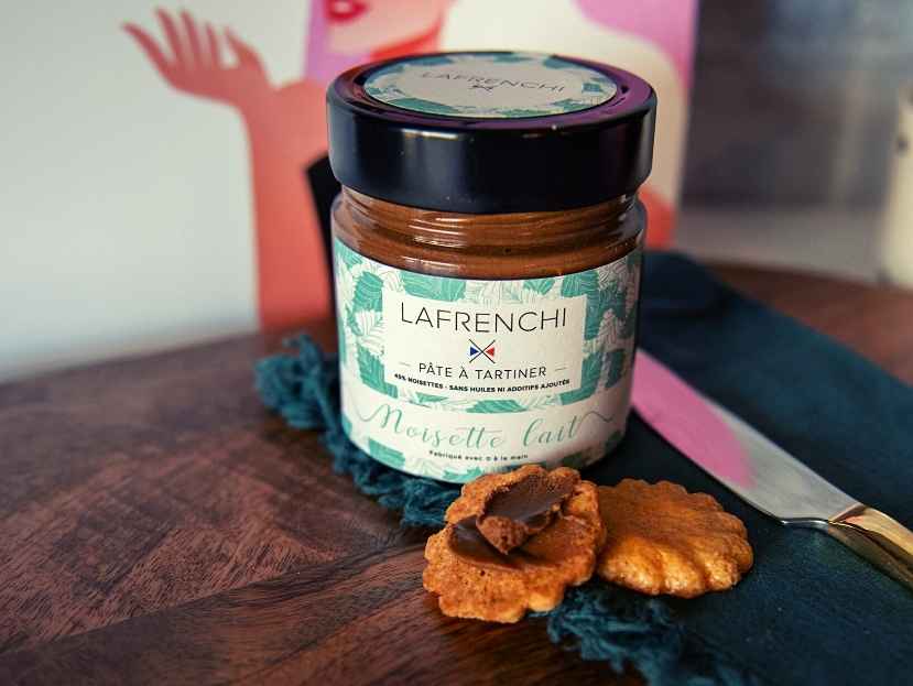 French Chocolate Spread with butter cookies from La Frenchi