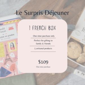 Le Surpris dejeuner - Perfect as a French themed gifts and French gourmet gifts - Food box France