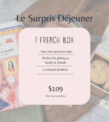 Le Surpris dejeuner - Perfect as a French themed gifts and French gourmet gifts - Food box France