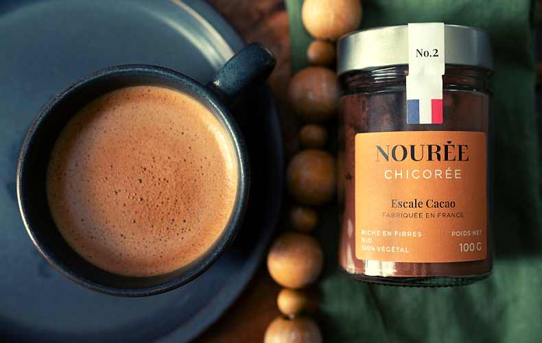 A true authentic French breakfast classic. Chicoree in a jar and in a mug for a French gourmet experience