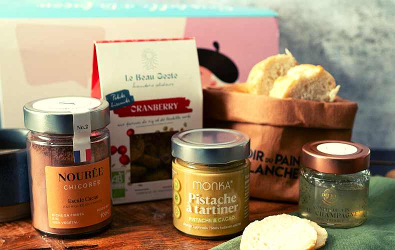 A French Gourmet experience with a curated box of French artisanal food products